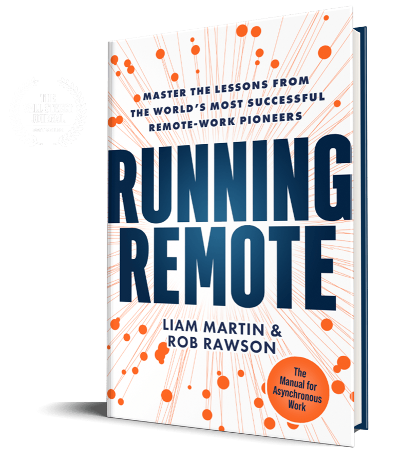 Running Remote hardcover with Wall Street Journal bestseller badge